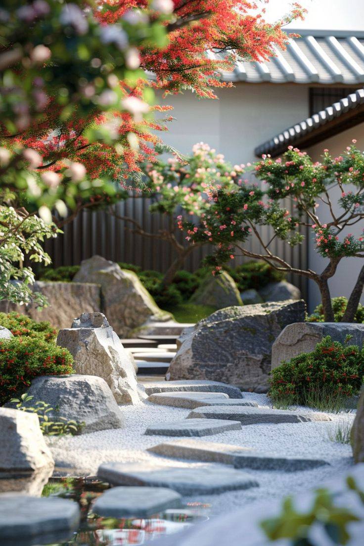 Thiết kế thi công sân vườn biệt thự Hà Nội