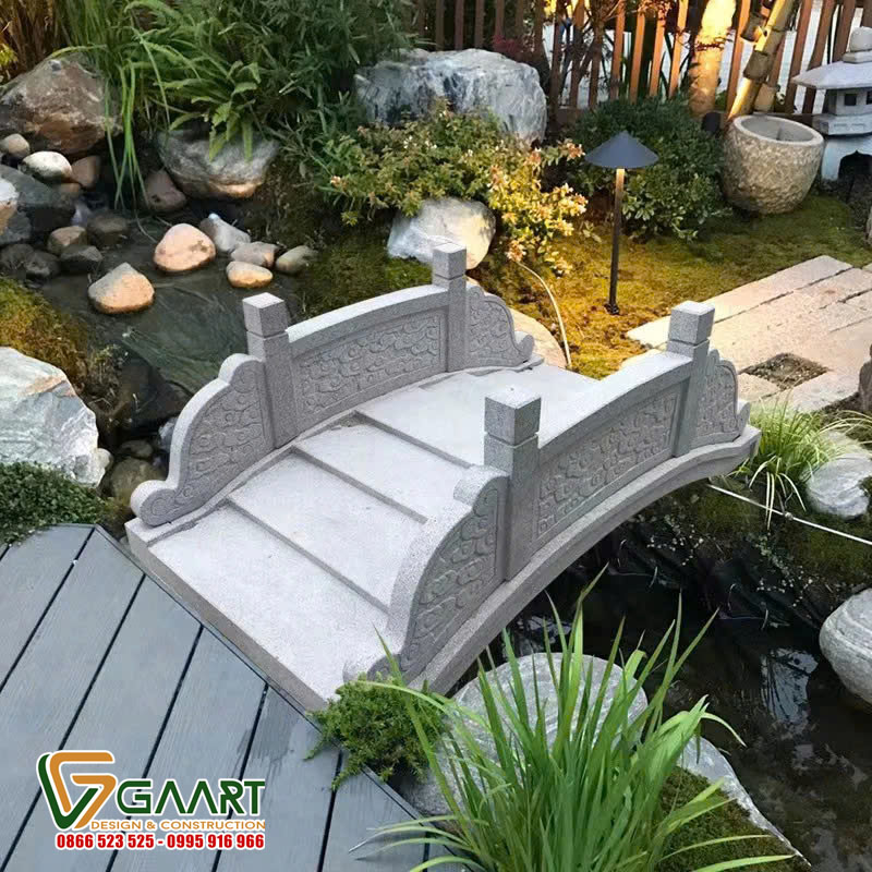 Báo giá thi công cầu đá sân vườn