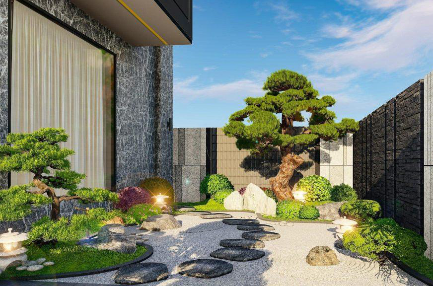 Thiết kế công sân vườn nhật Thanh Hoá