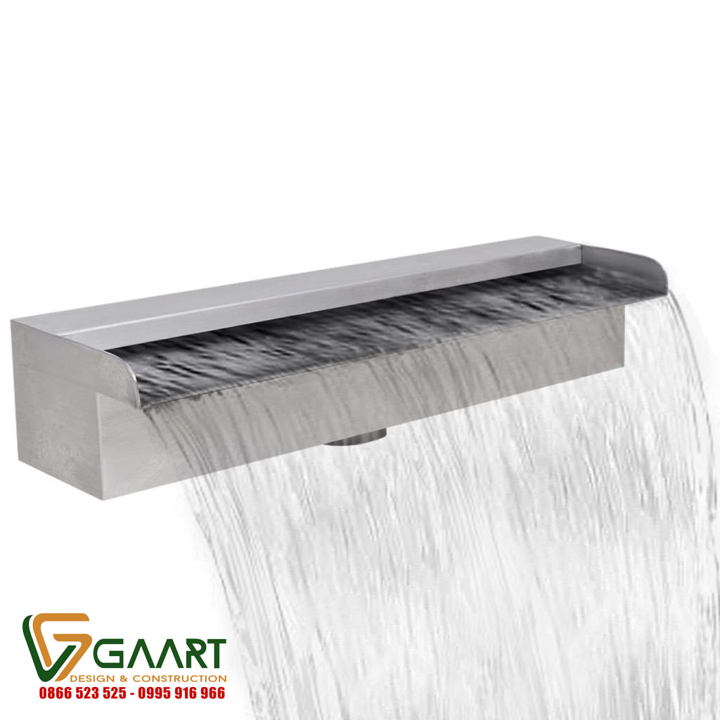 Máng thác nước inox