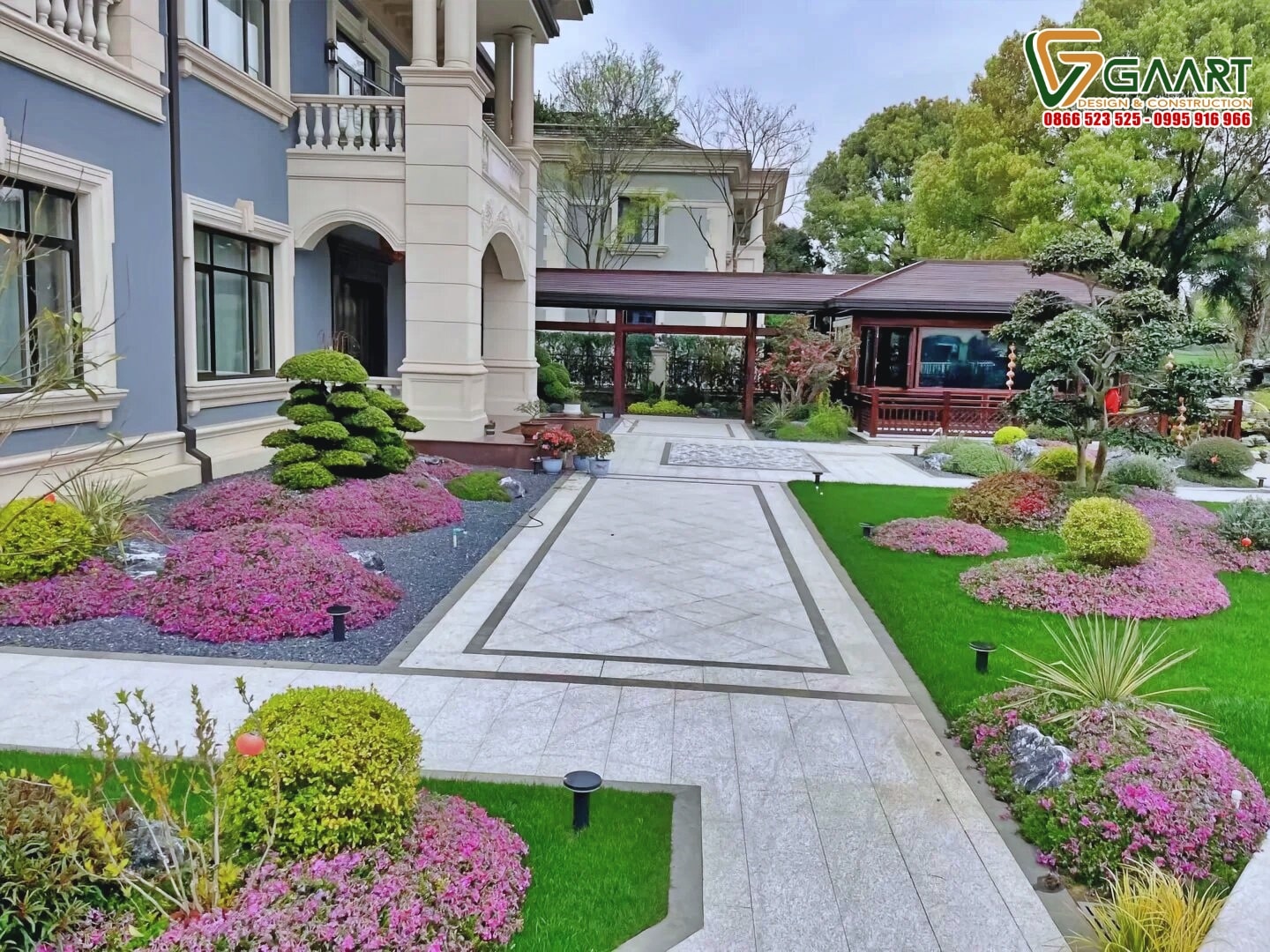 GAART thi công sân vườn Quảng Ninh đẹp