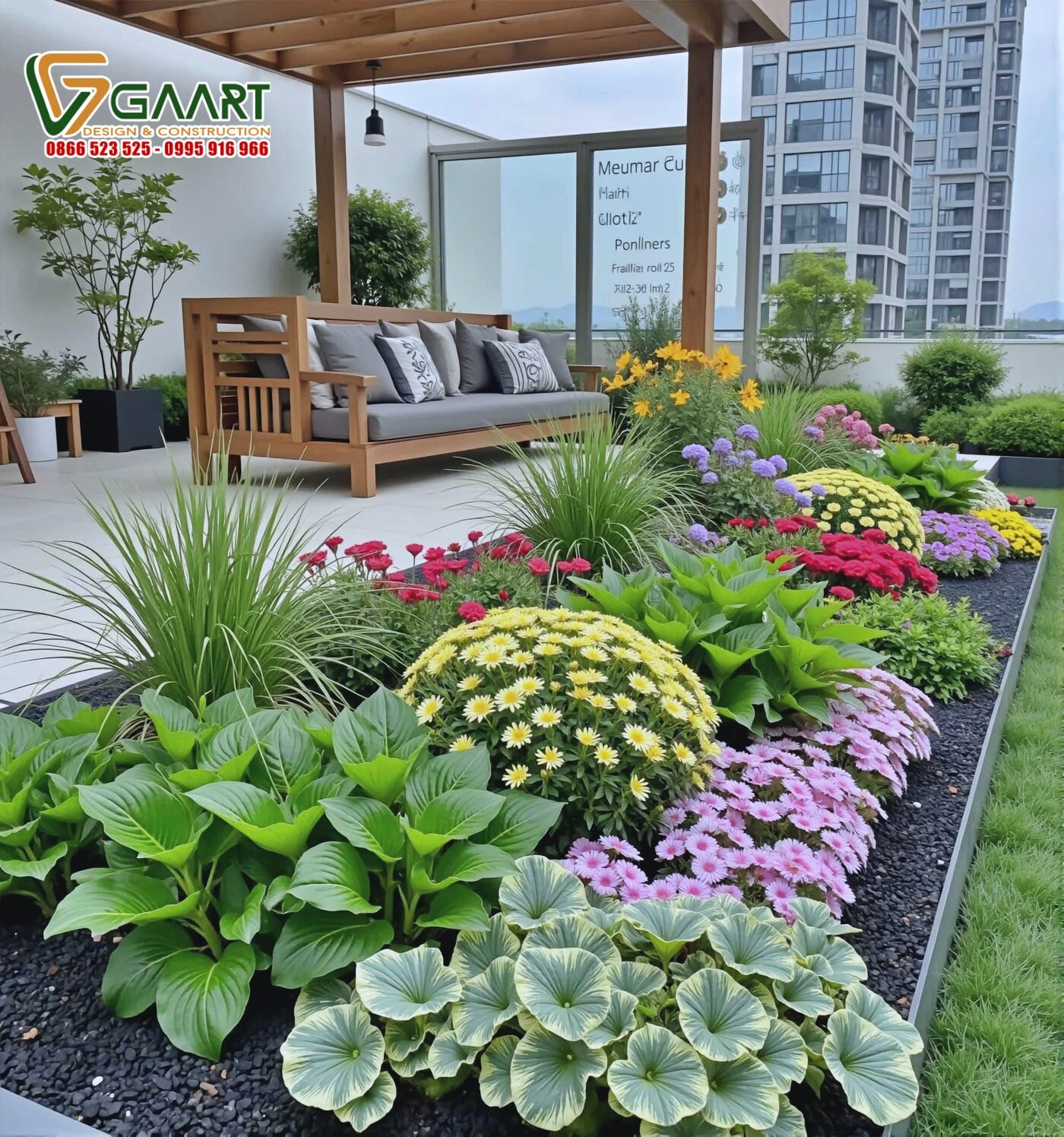 GAART thi công sân vườn Quảng Ninh đẹp