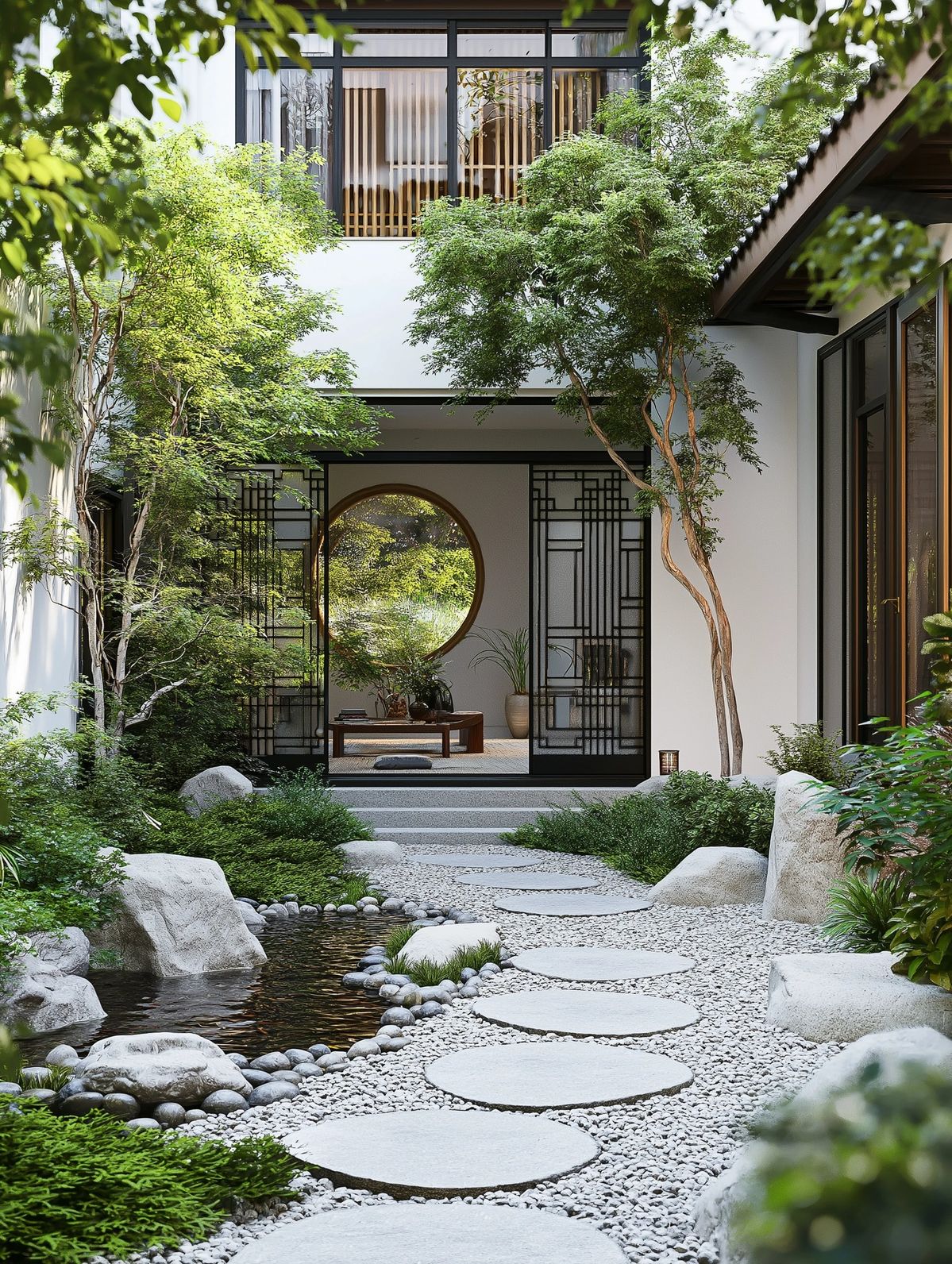 Sân vườn biệt thự đương dại