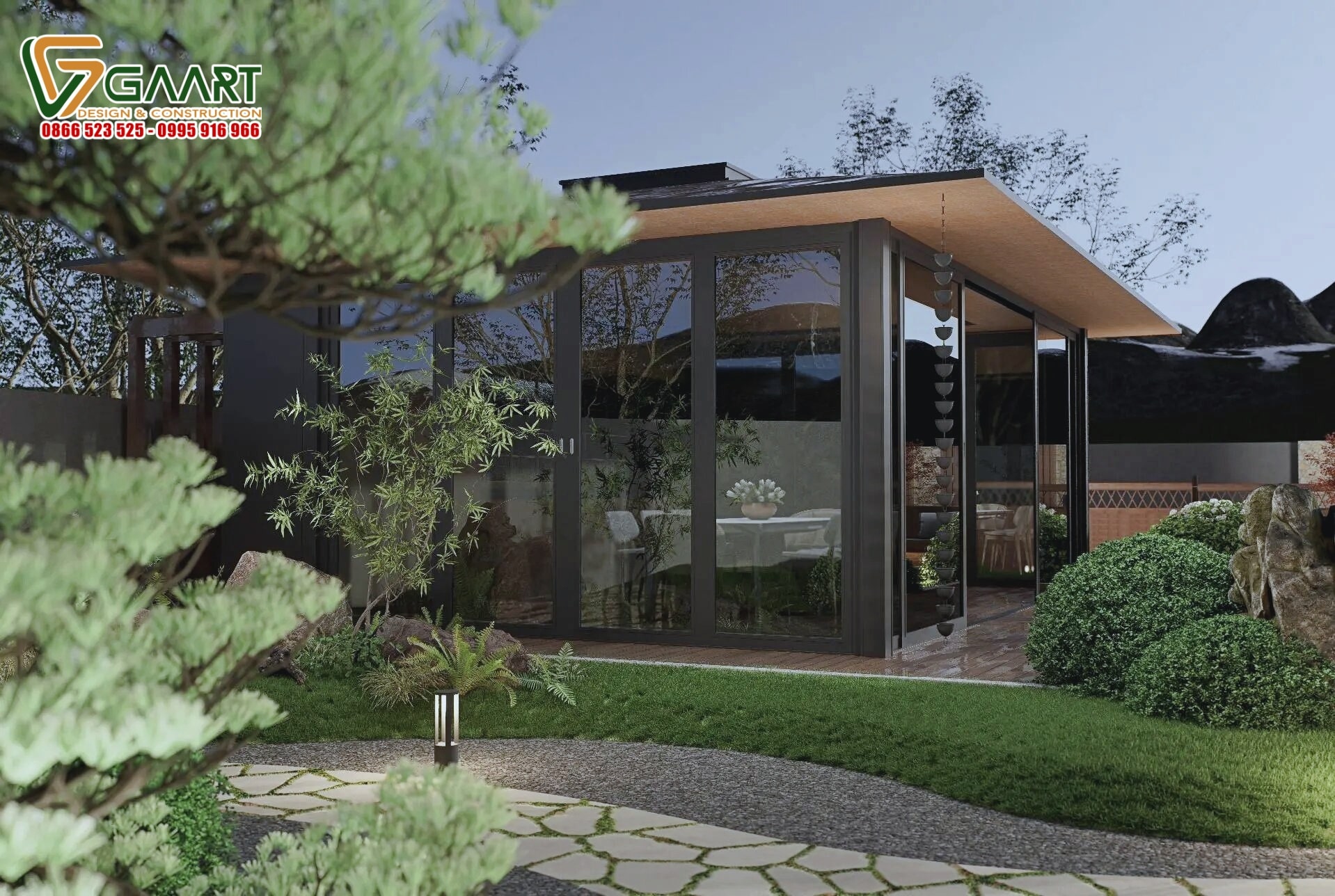 Gaart thi công sân vườn Nhật đẹp Đông Anh