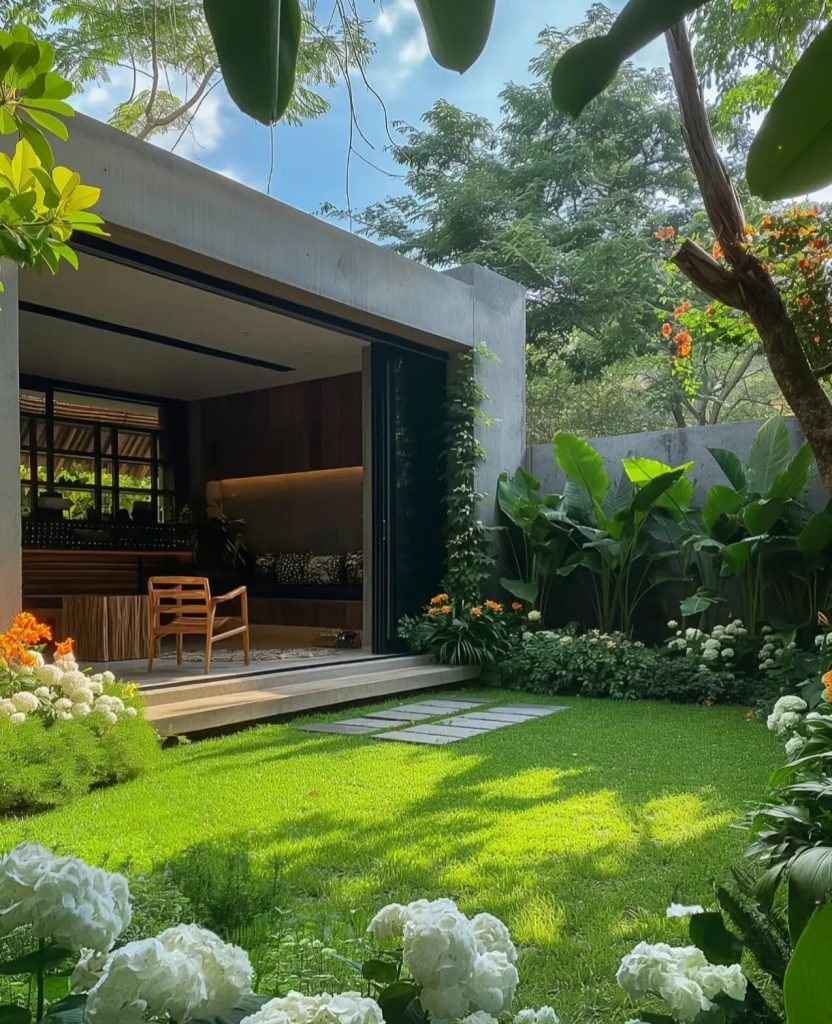 Báo gia thi công sân vườn biệt thự đẹp tại sơn tây